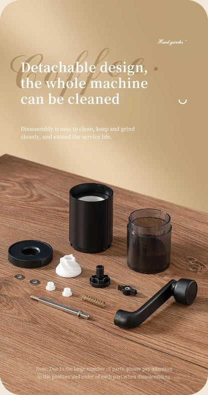 1pc Manual Coffee Grinder Portable Grinder Home Outdoors Travel Hand Crank Coffee Grinder Adjustable Bean Grinder